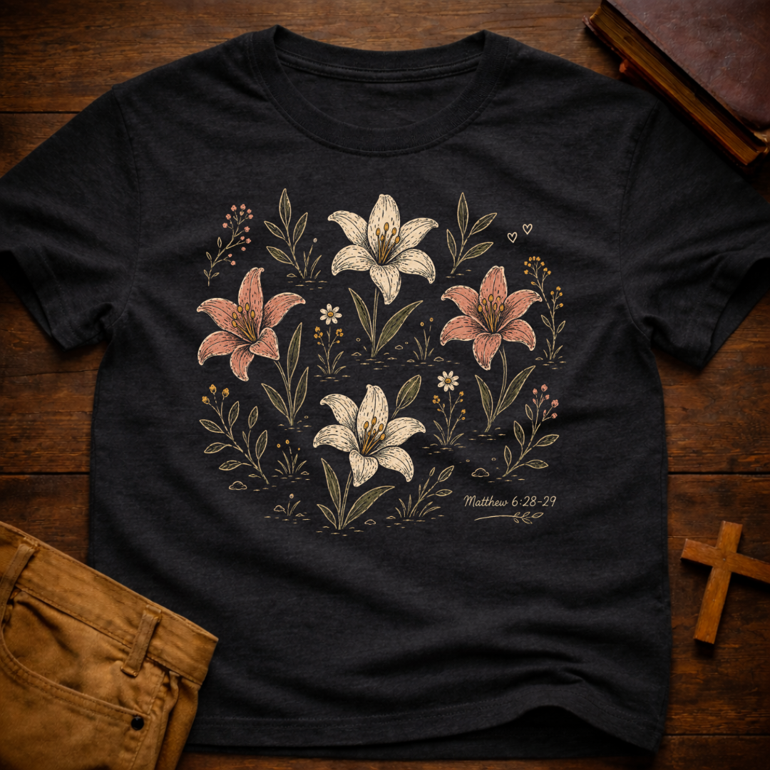 Matthew 6:28-29 T-Shirt