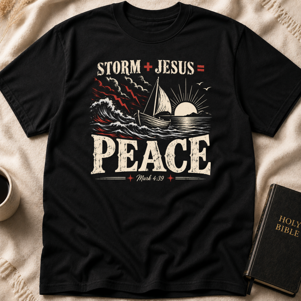Storm + Jesus = Peace T-Shirt