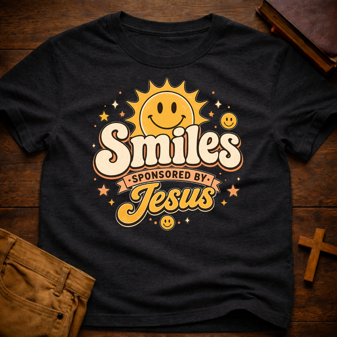 Smiles Sponsored By Jesus T-Shirt