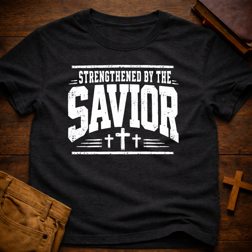 Strengthened By The Savior T-Shirt