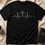 Heartbeat cross T-Shirt