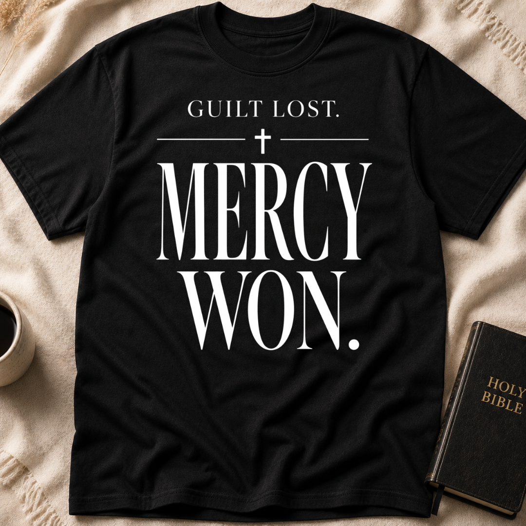 Guilt Lost. Mercy Won T-Shirt