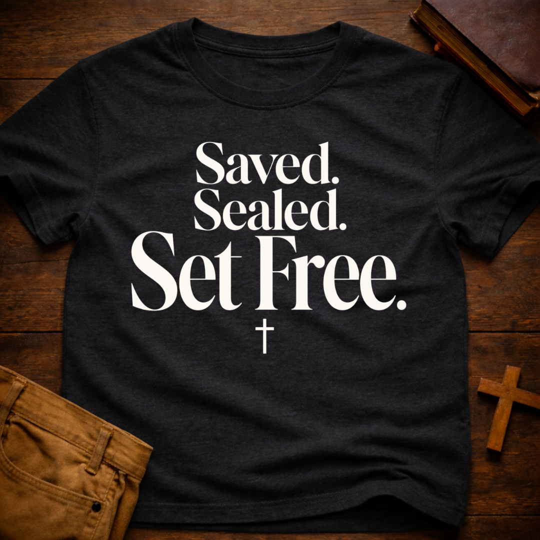 Saved. Sealed. Set Free T-Shirt