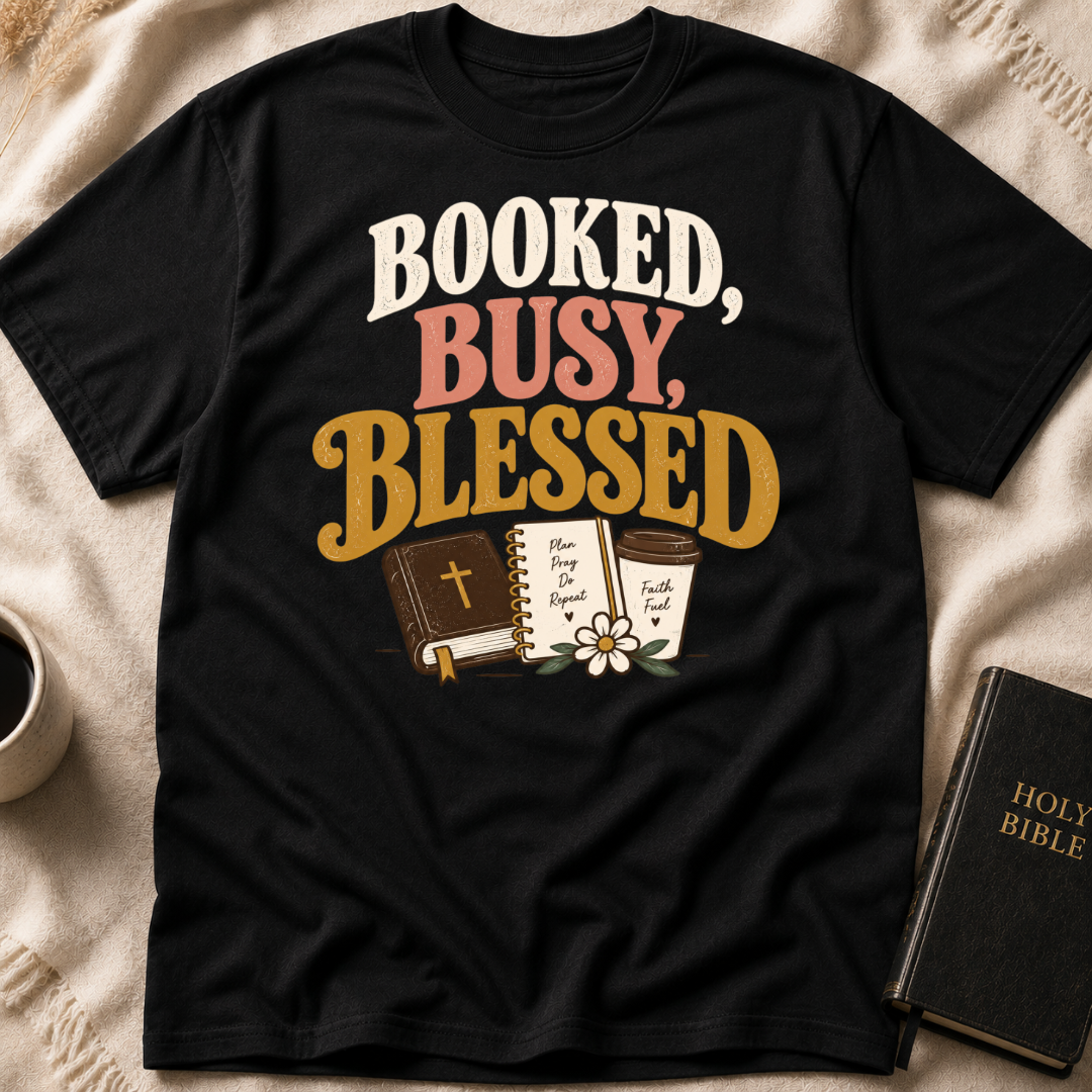 Booked, Busy, Blessed T-Shirt