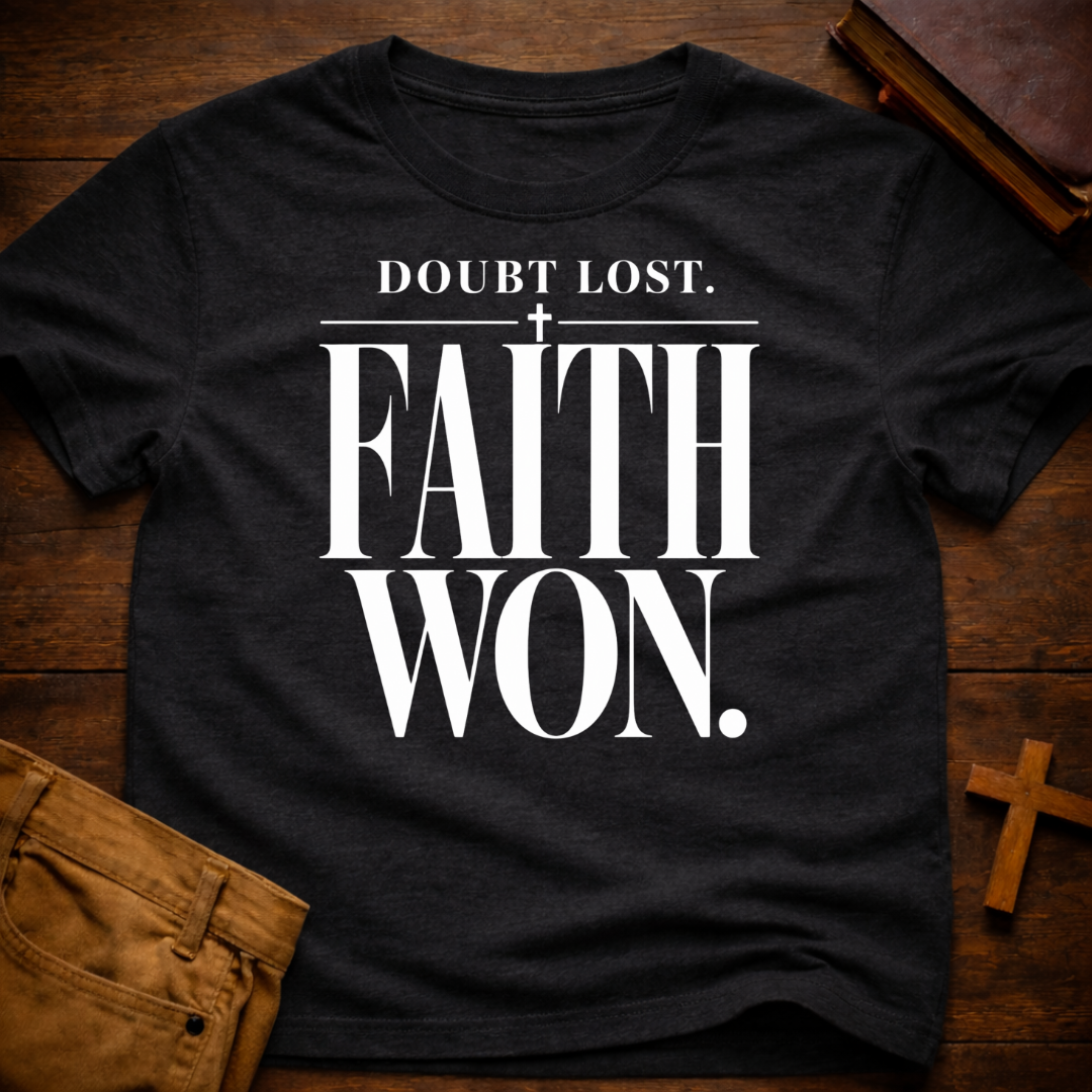 Doubt Lost. Faith Won T-Shirt