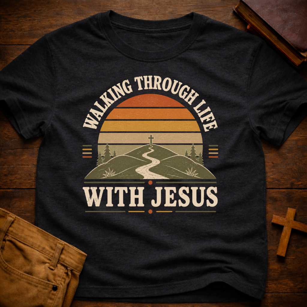 Walking Through Life With Jesus T-Shirt