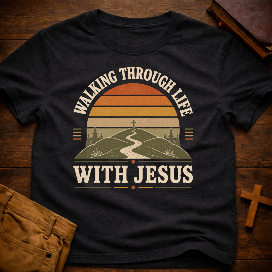Walking Through Life With Jesus T-Shirt