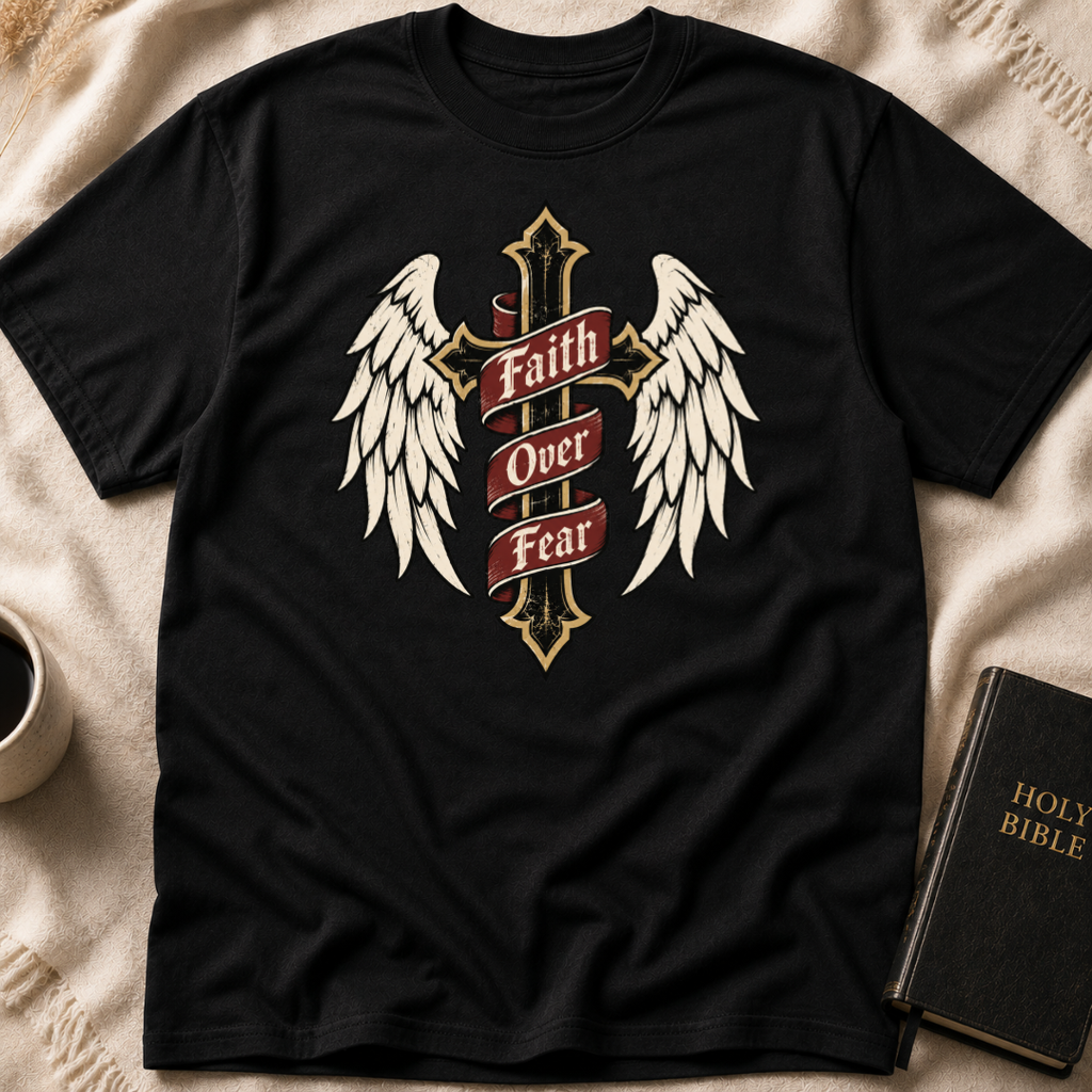 Faith Over Fear Wings T-Shirt