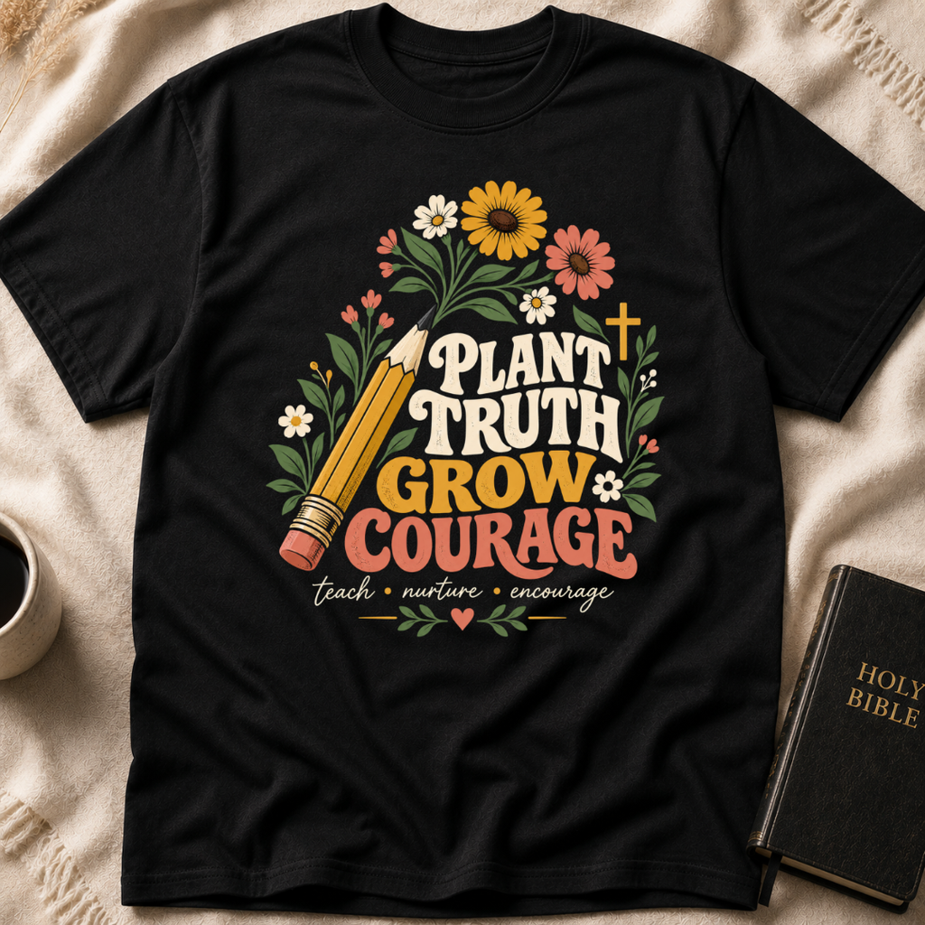 Plant Truth Grow Courage T-Shirt