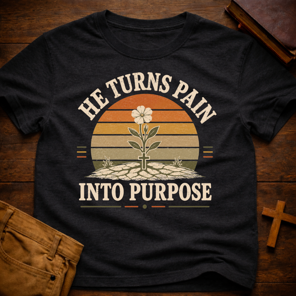 He Turns Pain Into Purpose T-Shirt