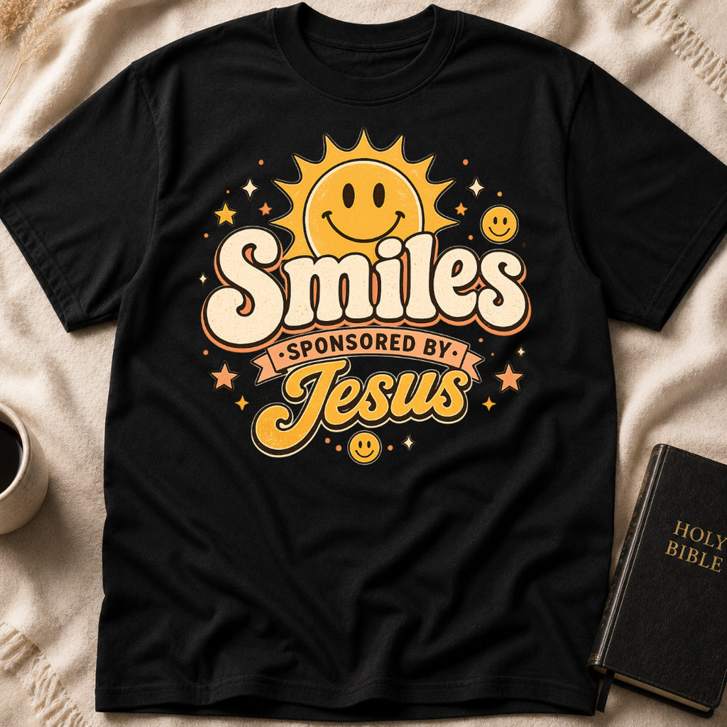 Smiles Sponsored By Jesus T-Shirt
