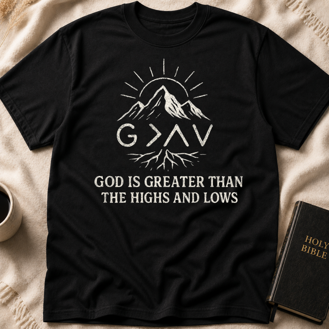 God is Greater than the Highs and Lows T-Shirt
