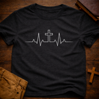 Heartbeat cross T-Shirt