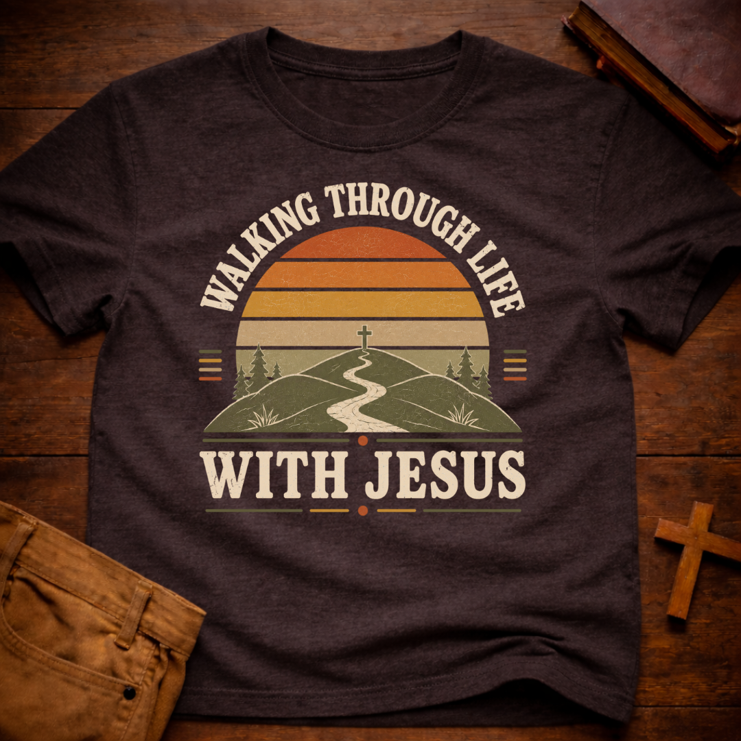 Walking Through Life With Jesus T-Shirt