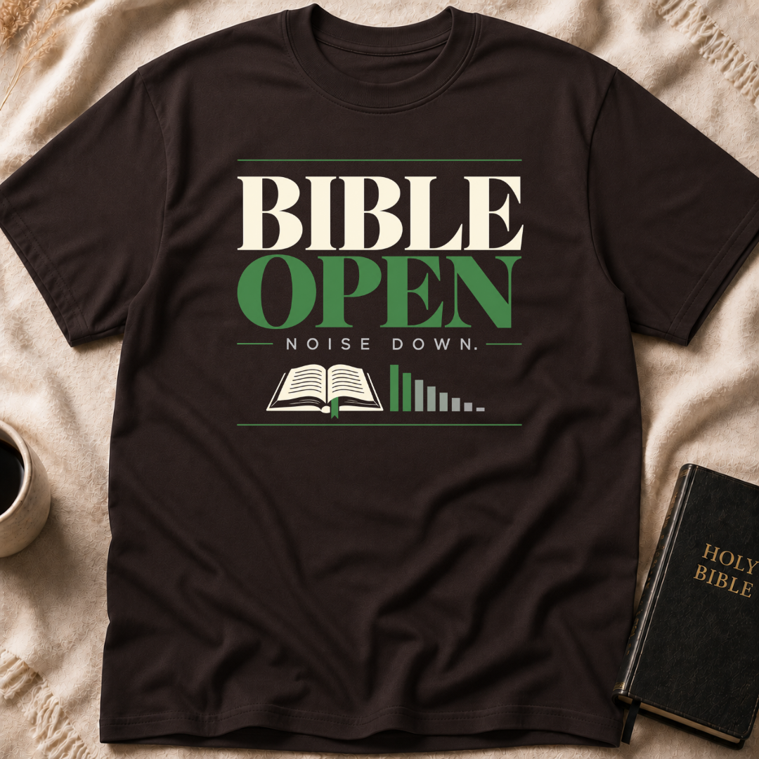 Bible Open Noise Down T-Shirt