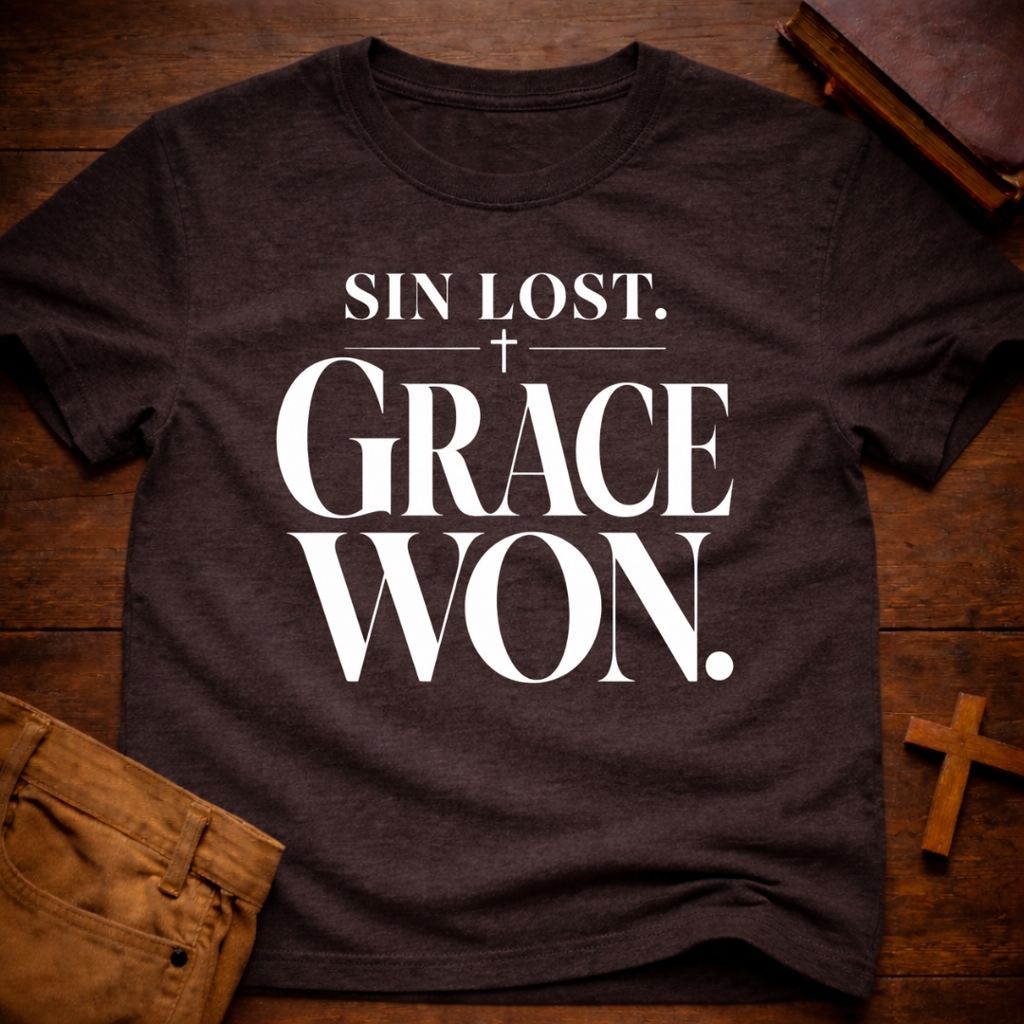 Sin Lost. Grace Won T-Shirt