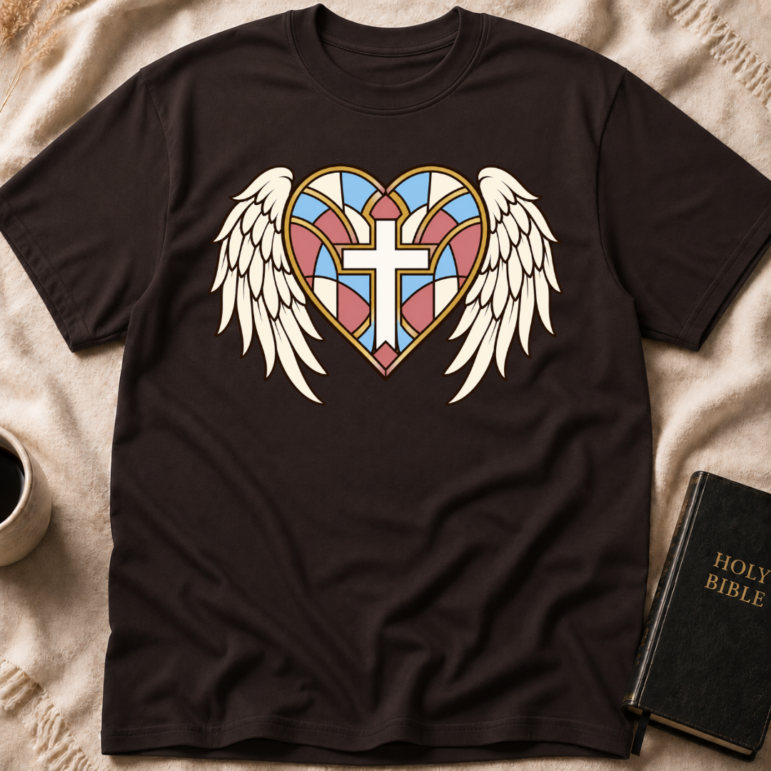 Cathedral Window Cross T-Shirt