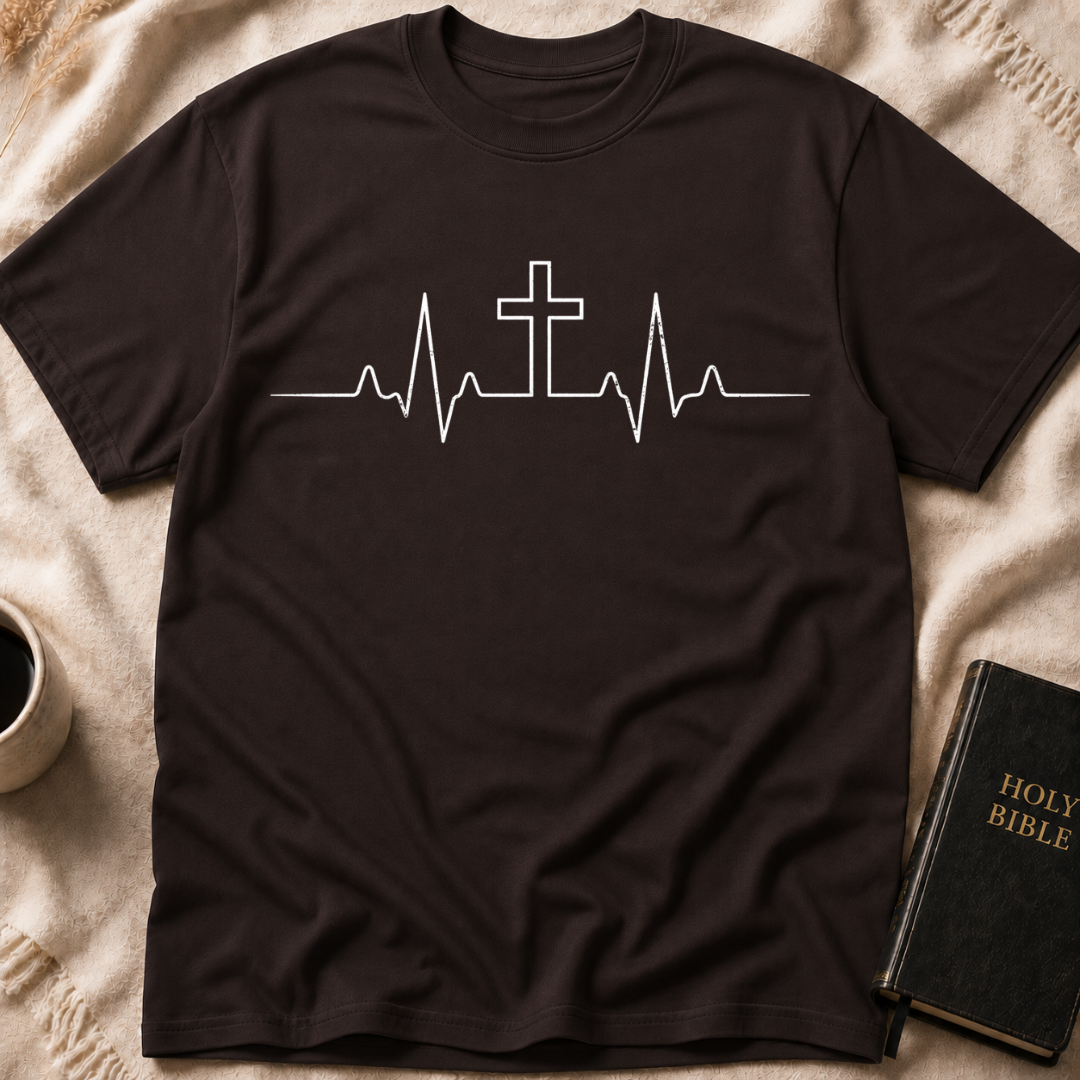 Heartbeat cross T-Shirt