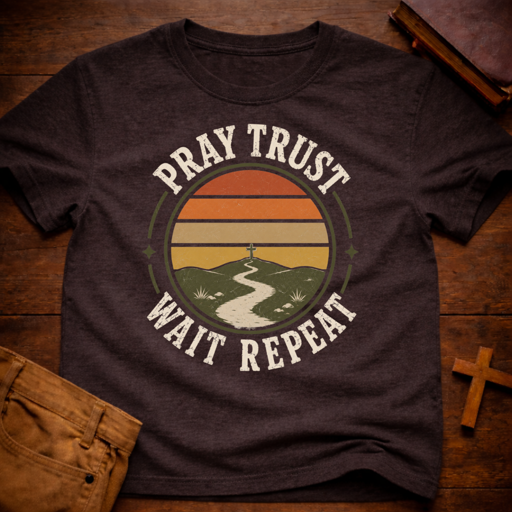 Pray Trust Wait Repeat T-Shirt
