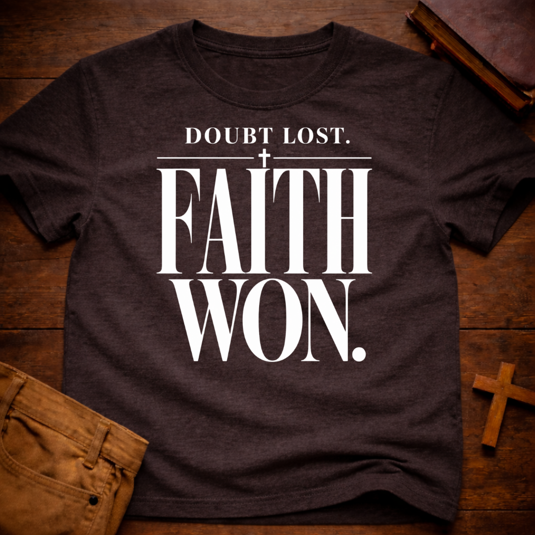 Doubt Lost. Faith Won T-Shirt