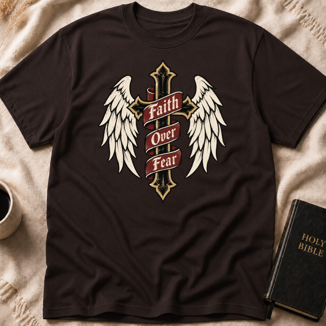 Faith Over Fear Wings T-Shirt