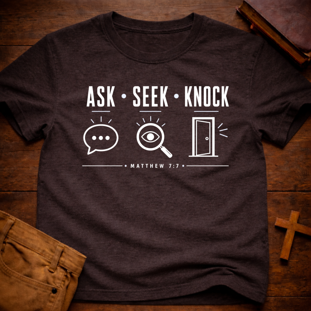 Ask, seek, knock T-Shirt