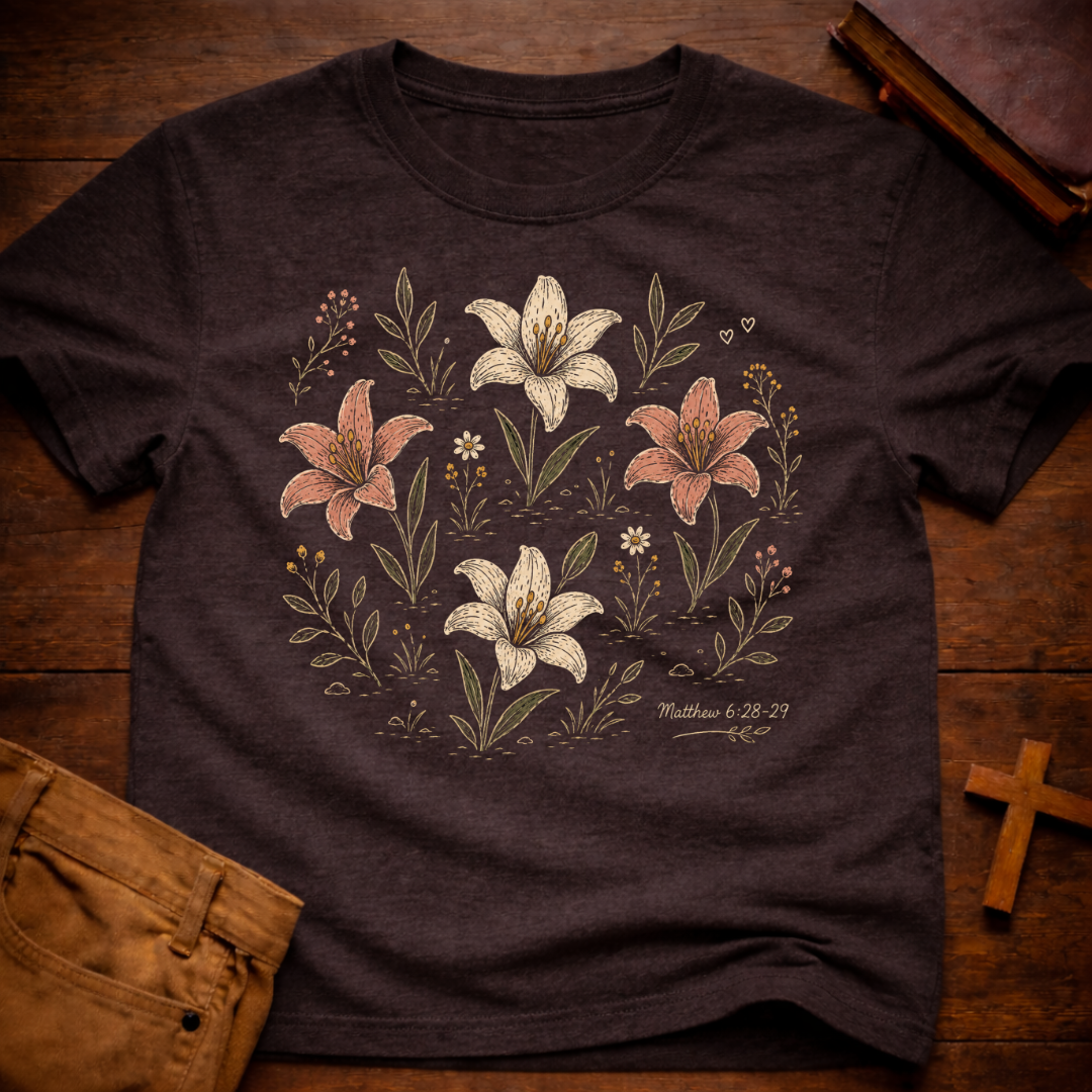 Matthew 6:28-29 T-Shirt