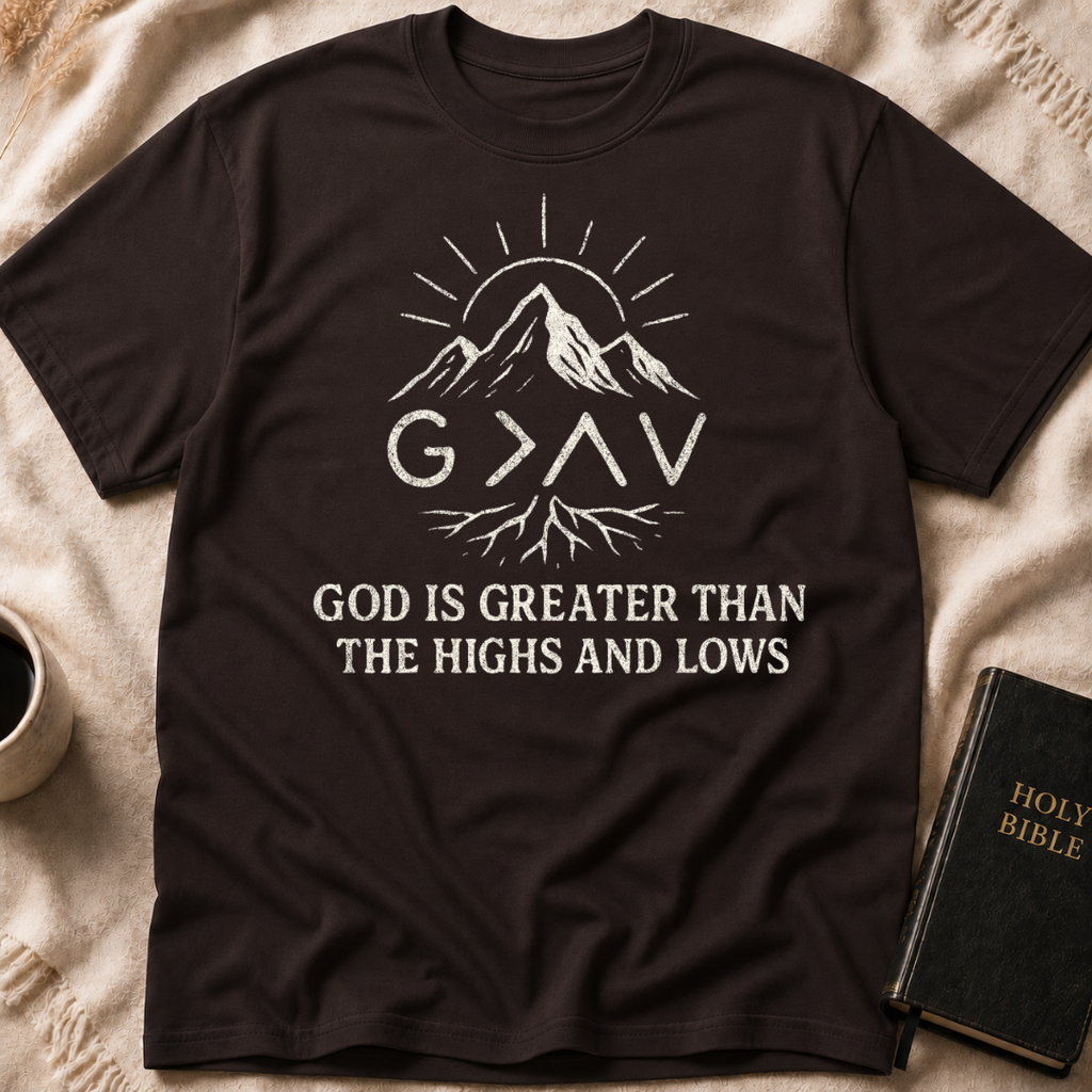 God is Greater than the Highs and Lows T-Shirt