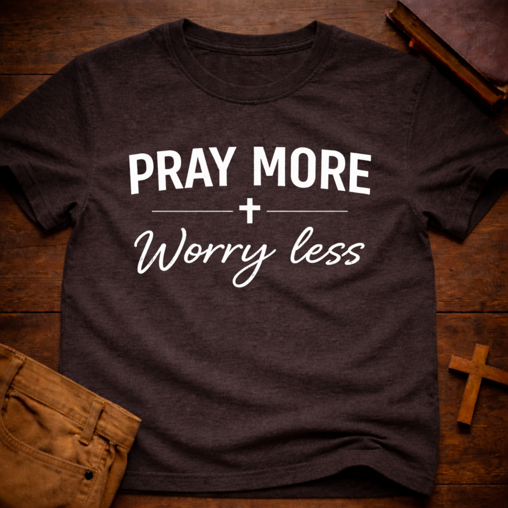 Pray More Worry Less T-Shirt