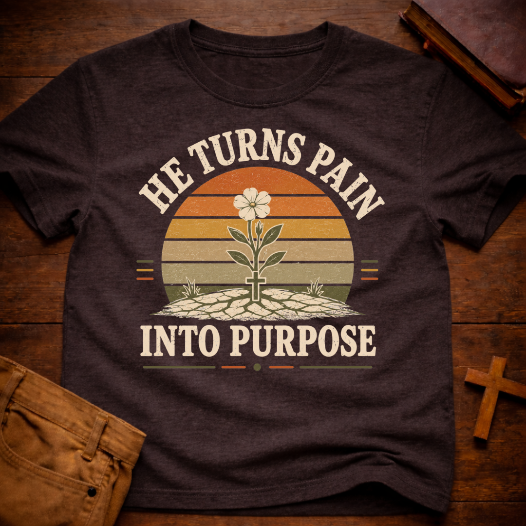 He Turns Pain Into Purpose T-Shirt