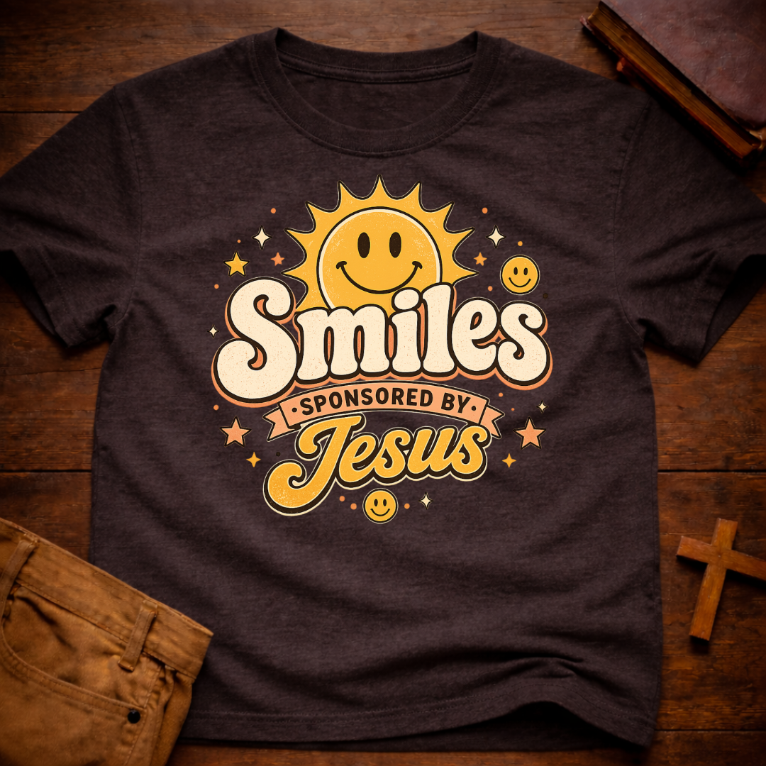 Smiles Sponsored By Jesus T-Shirt