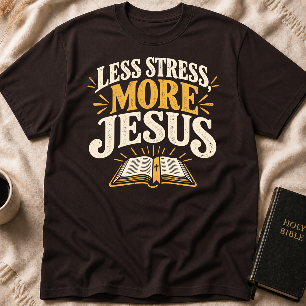 Less Stress, More Jesus T-Shirt