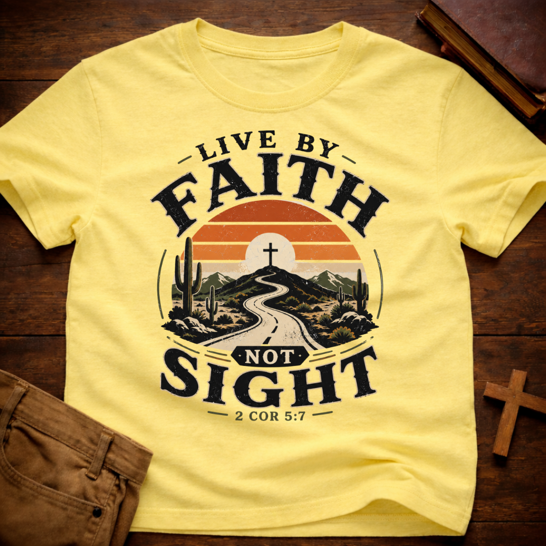 Live By Faith Not Sight T-Shirt