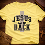 Jesus Has My Back Cross T-Shirt