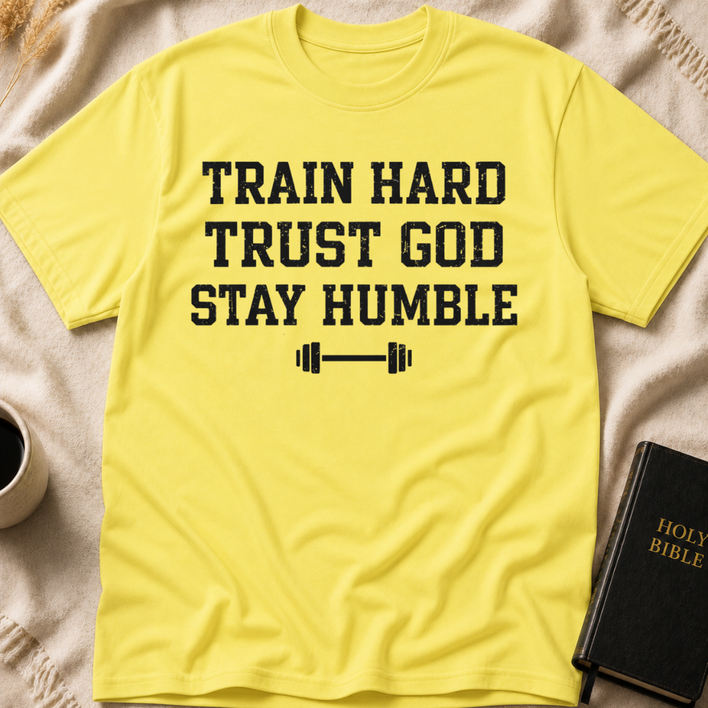Train Hard, Trust God, Stay Humble T-Shirt