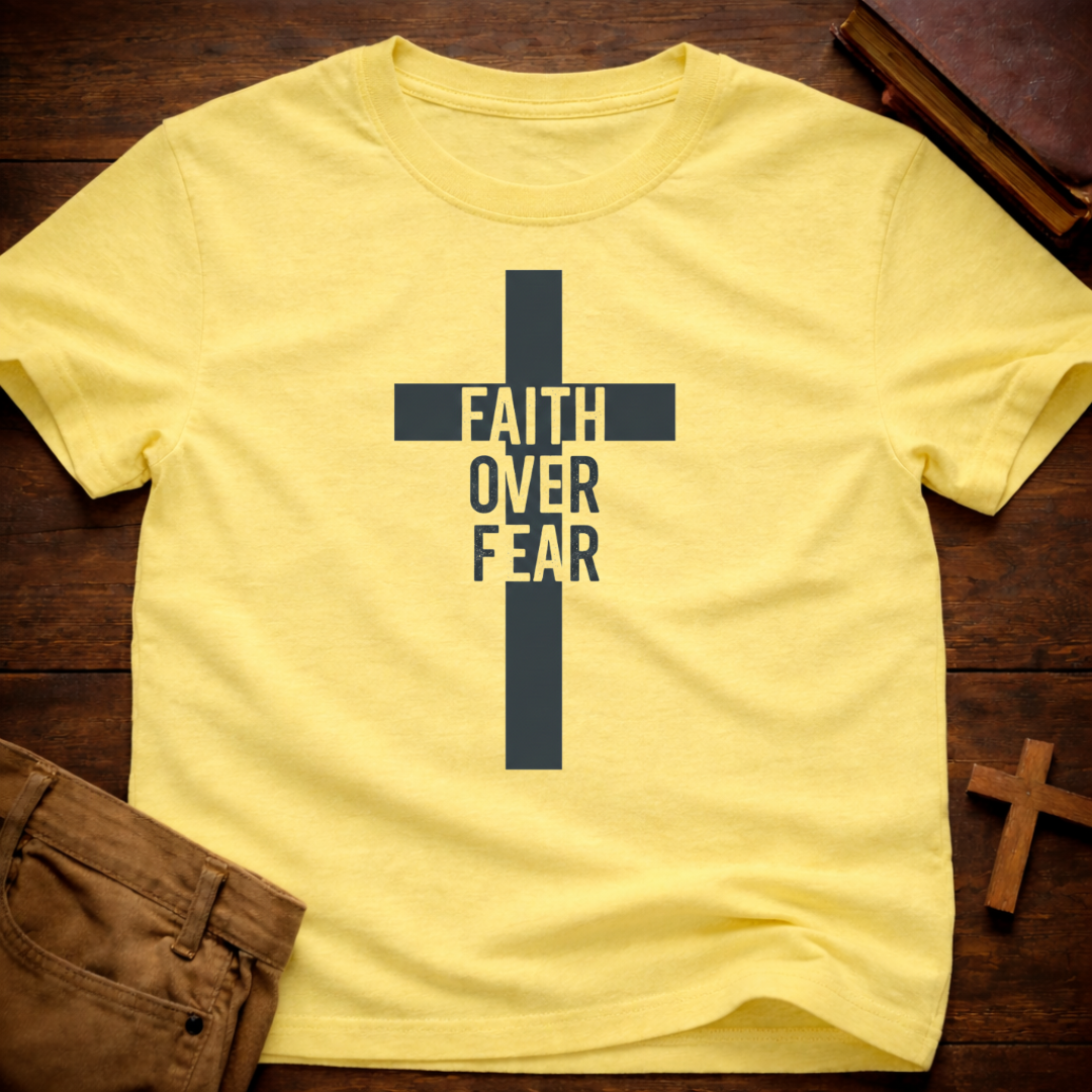 Faith Over Fear Cross T-Shirt