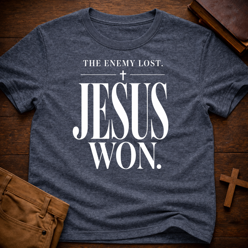 The Enemy Lost. Jesus Won T-Shirt