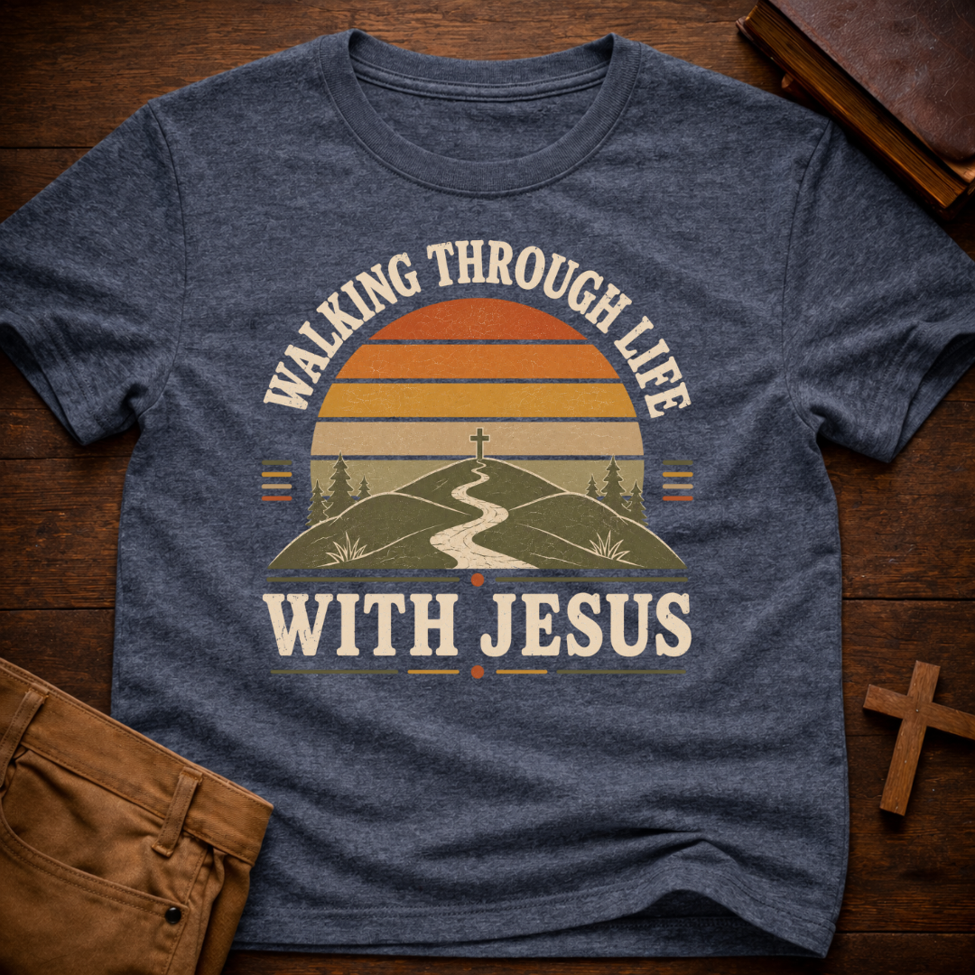 Walking Through Life With Jesus T-Shirt