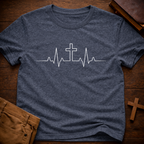 Heartbeat cross T-Shirt