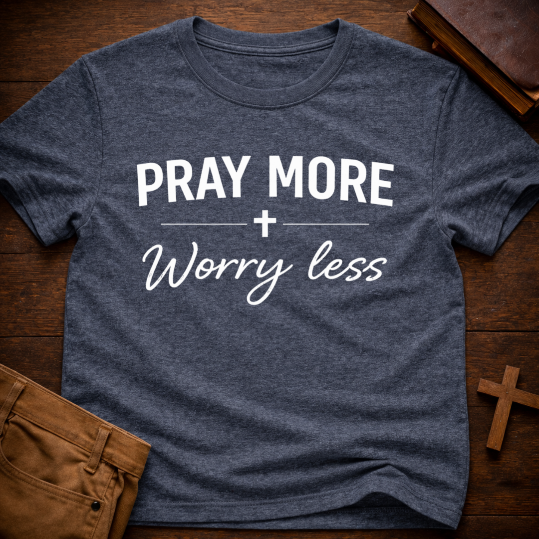 Pray More Worry Less T-Shirt