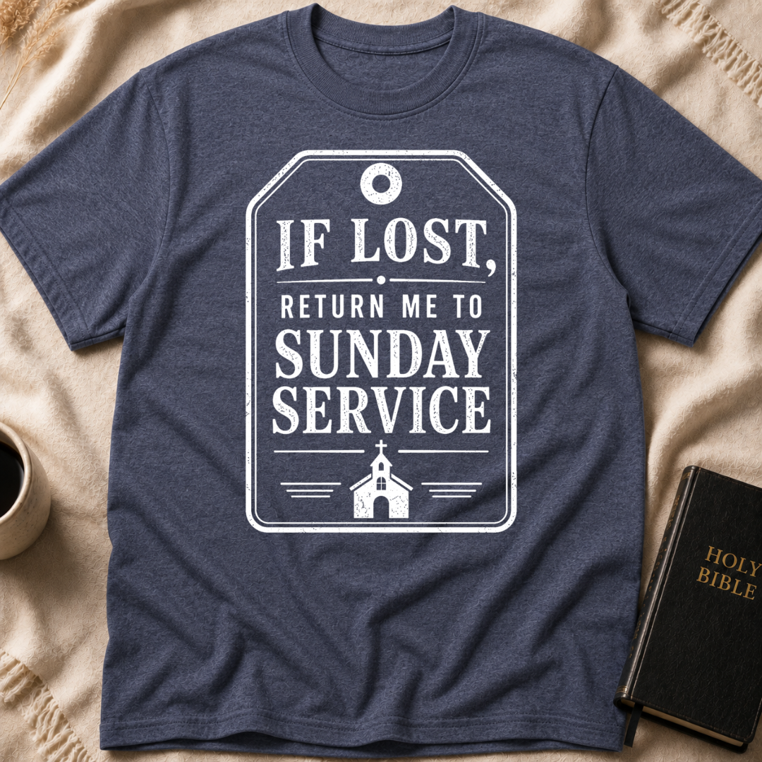 If lost, return me to Sunday service T-Shirt