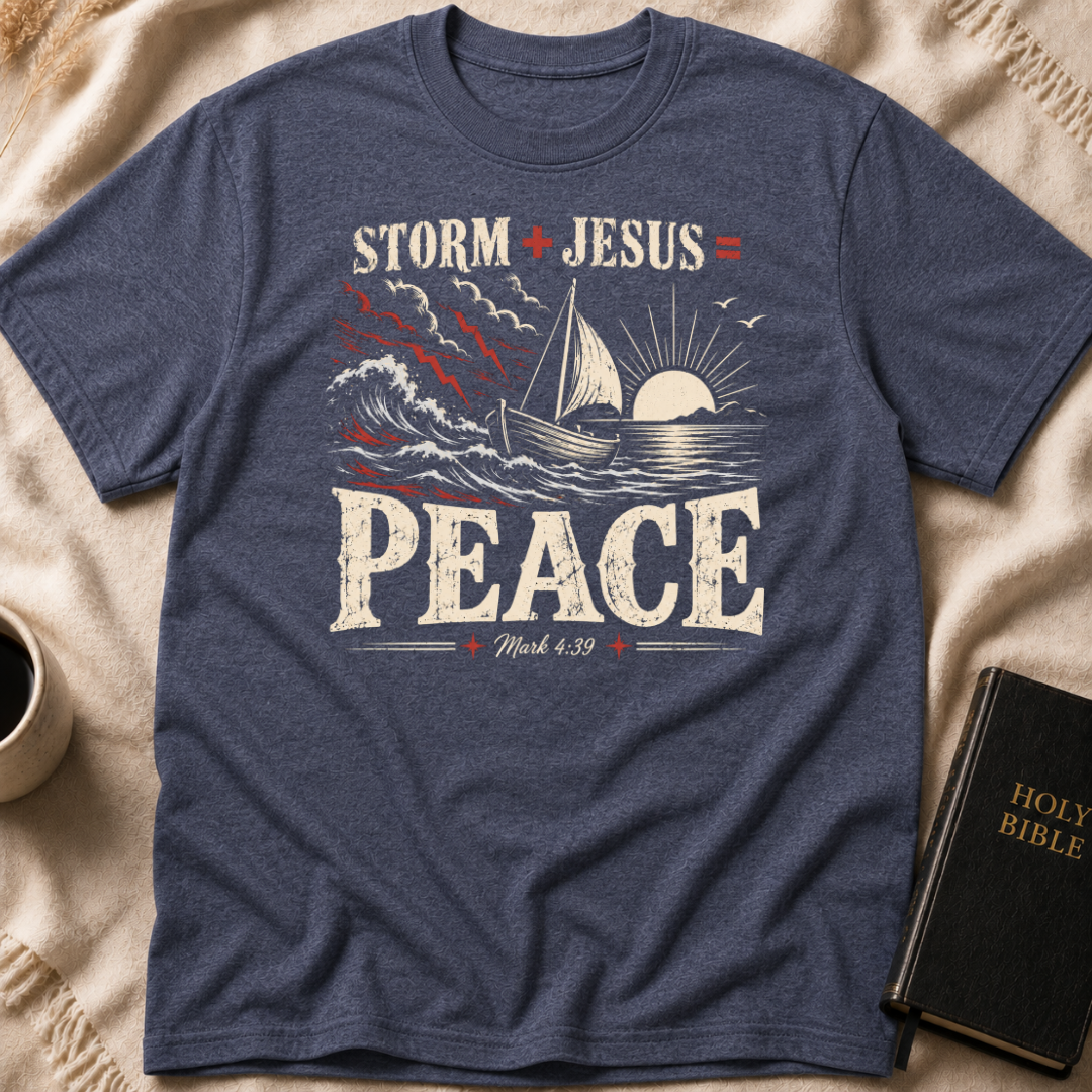 Storm + Jesus = Peace T-Shirt