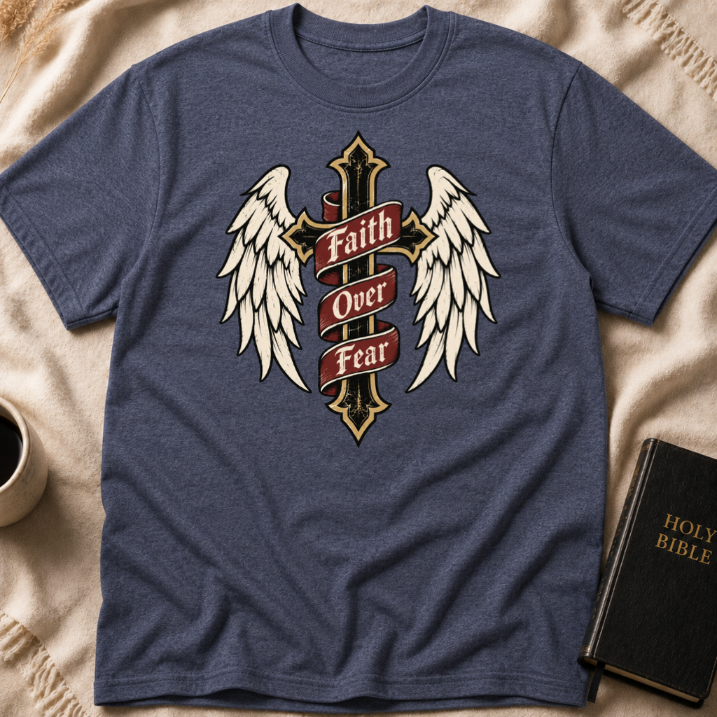 Faith Over Fear Wings T-Shirt