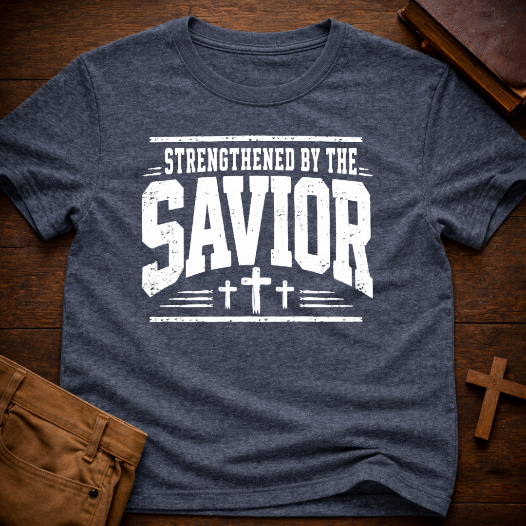 Strengthened By The Savior T-Shirt
