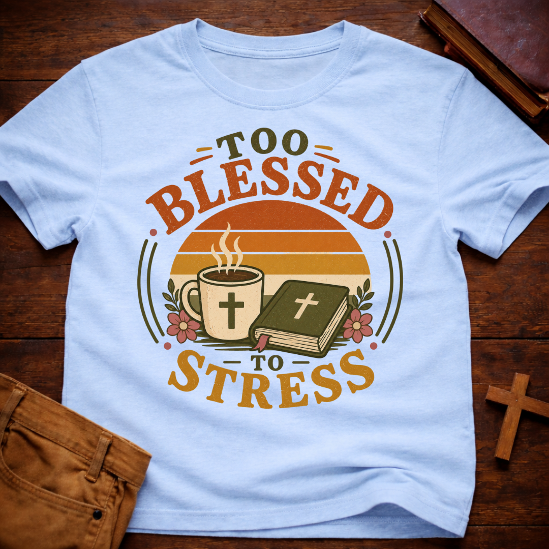 Too Blessed to Stress T-Shirt