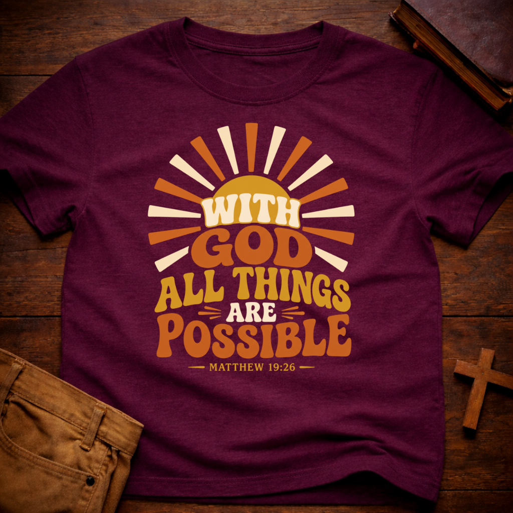 With God All Things Are Possible T-Shirt