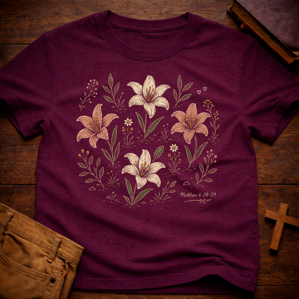 Matthew 6:28-29 T-Shirt