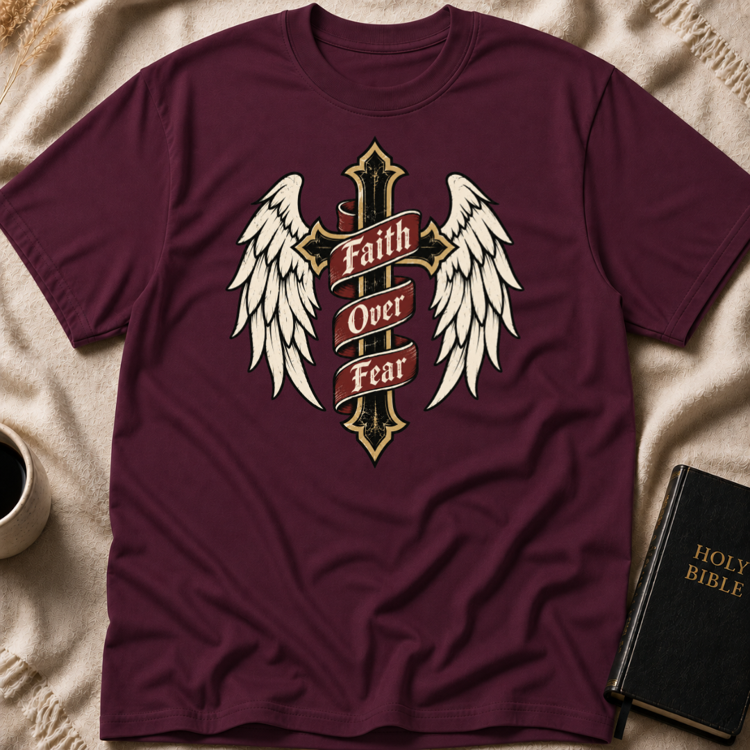 Faith Over Fear Wings T-Shirt