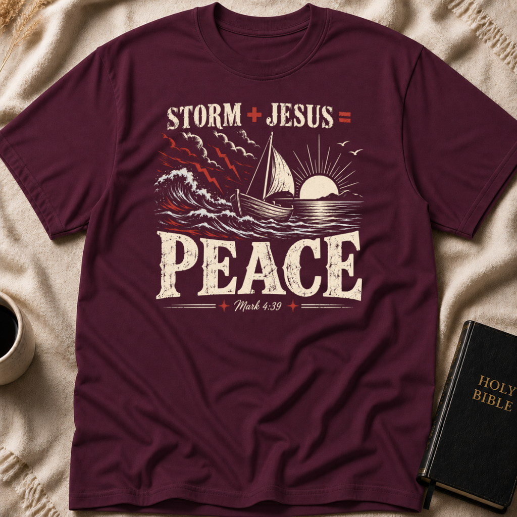 Storm + Jesus = Peace T-Shirt
