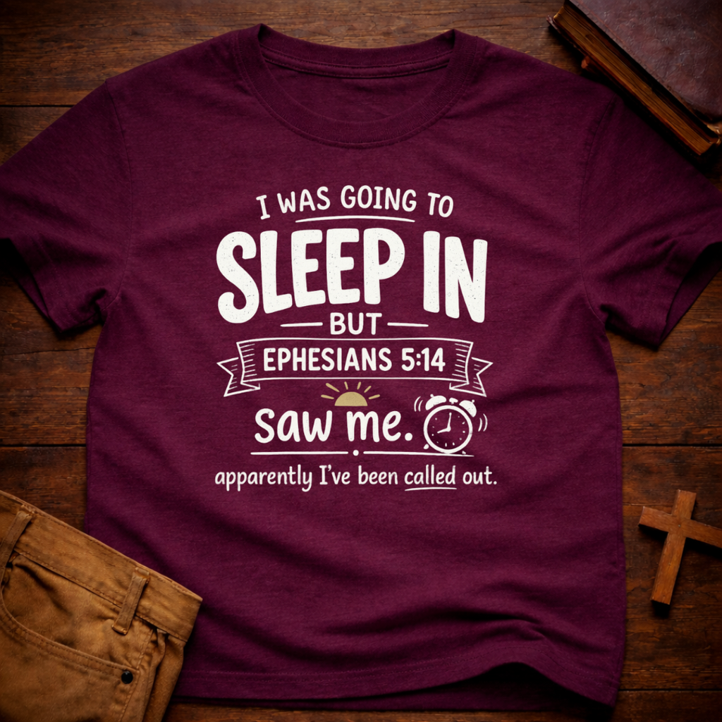 Sleeping In T-Shirt